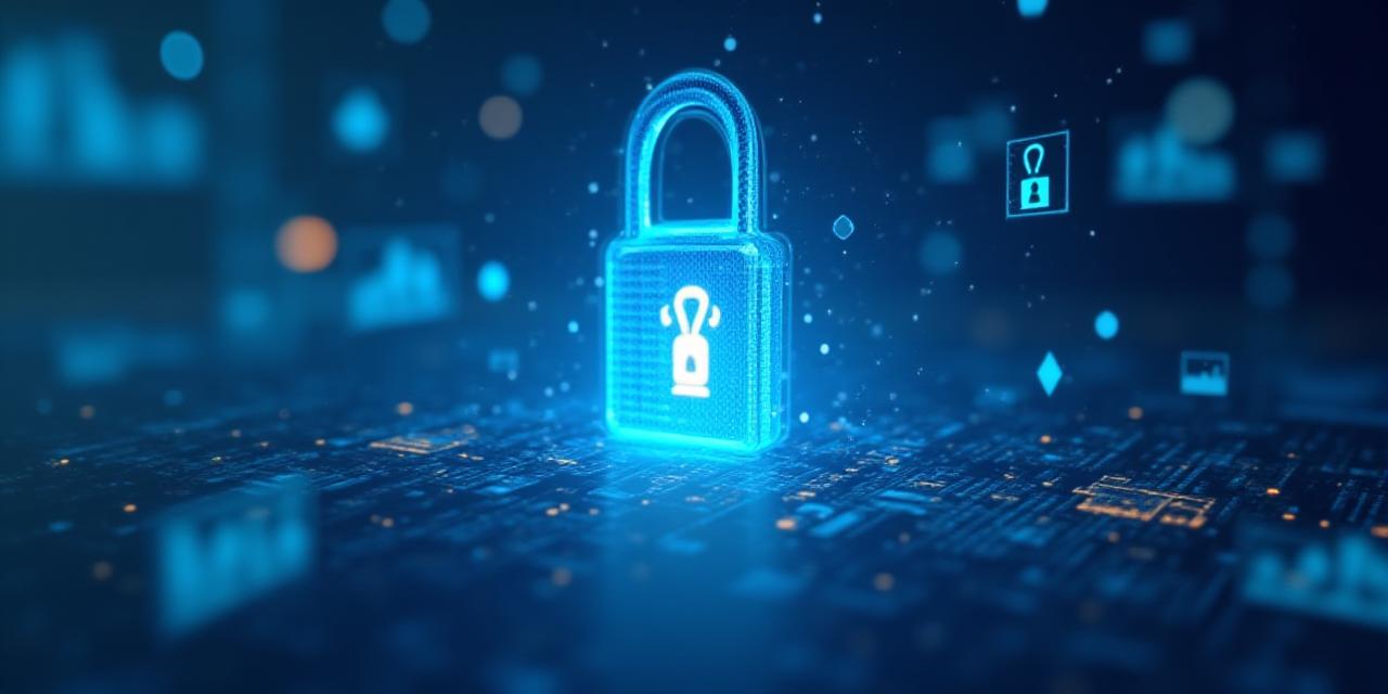 Концептуальное изображение защиты данных в метеорологической IT-среде